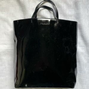 vintage prada spazzolato bag